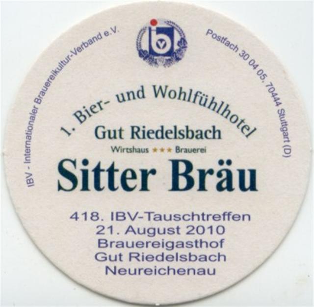neureichenau frg-by sitter rund 1a (215-418 tauschtreffen-blaurot) 